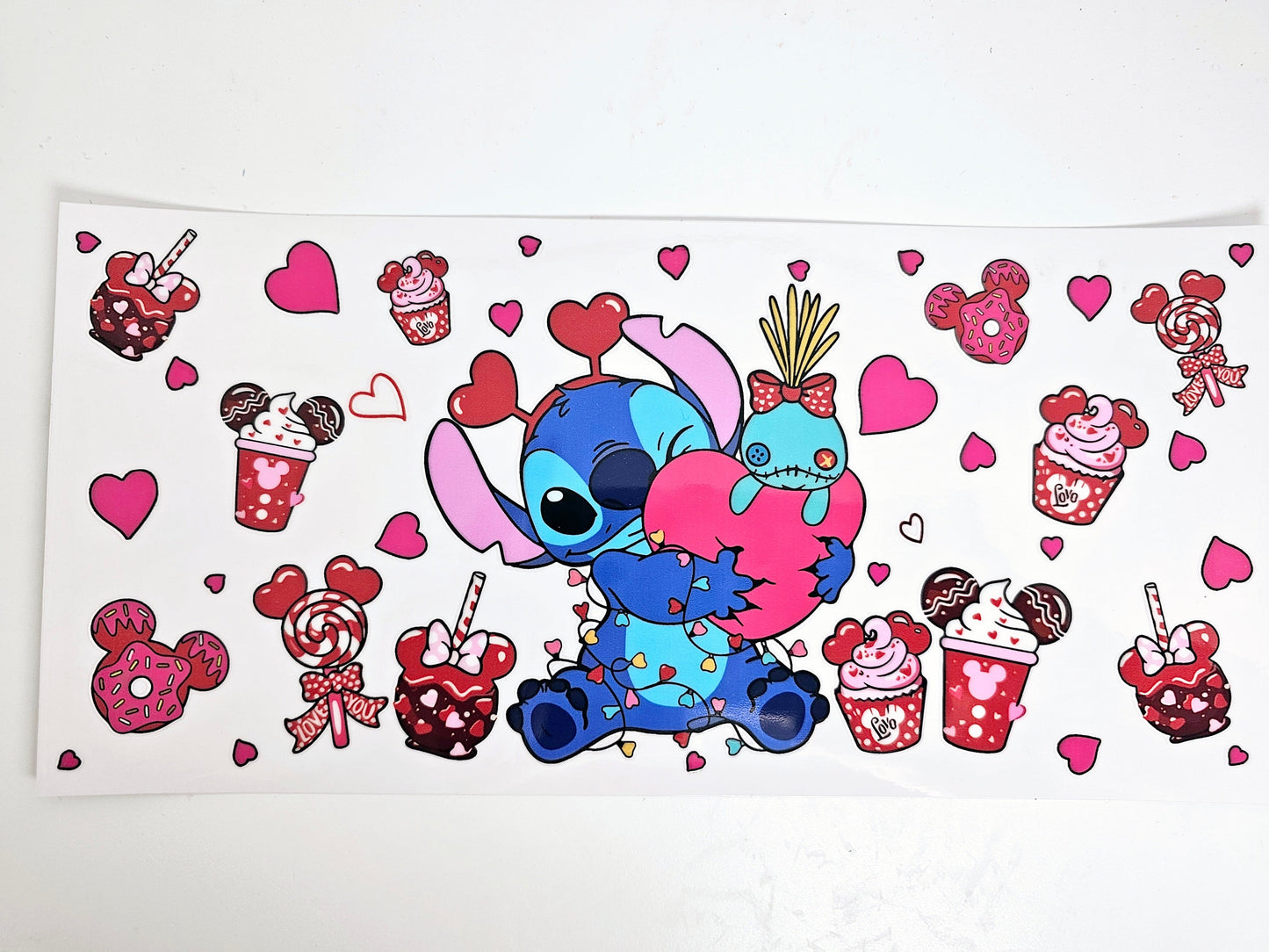 Stitch Valentine's - UVDTF Wrap