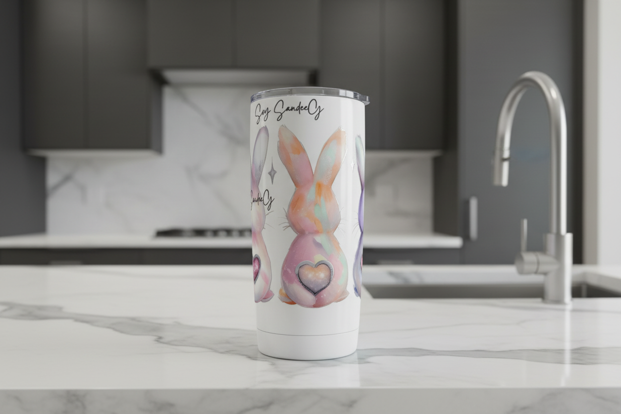 Bunnies Love - UVDTF Wrap for cups/hard surfaces sticker