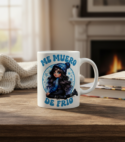 Me Muero de Frio Cutie - UVDTF Decal for cups/hard surfaces sticker