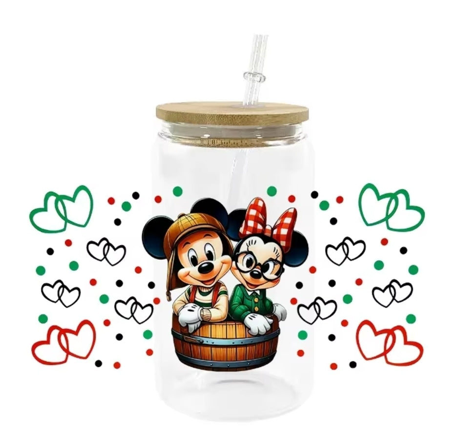 Chavo & Chilindrina - UVDTF Wrap for cups/hard surfaces sticker