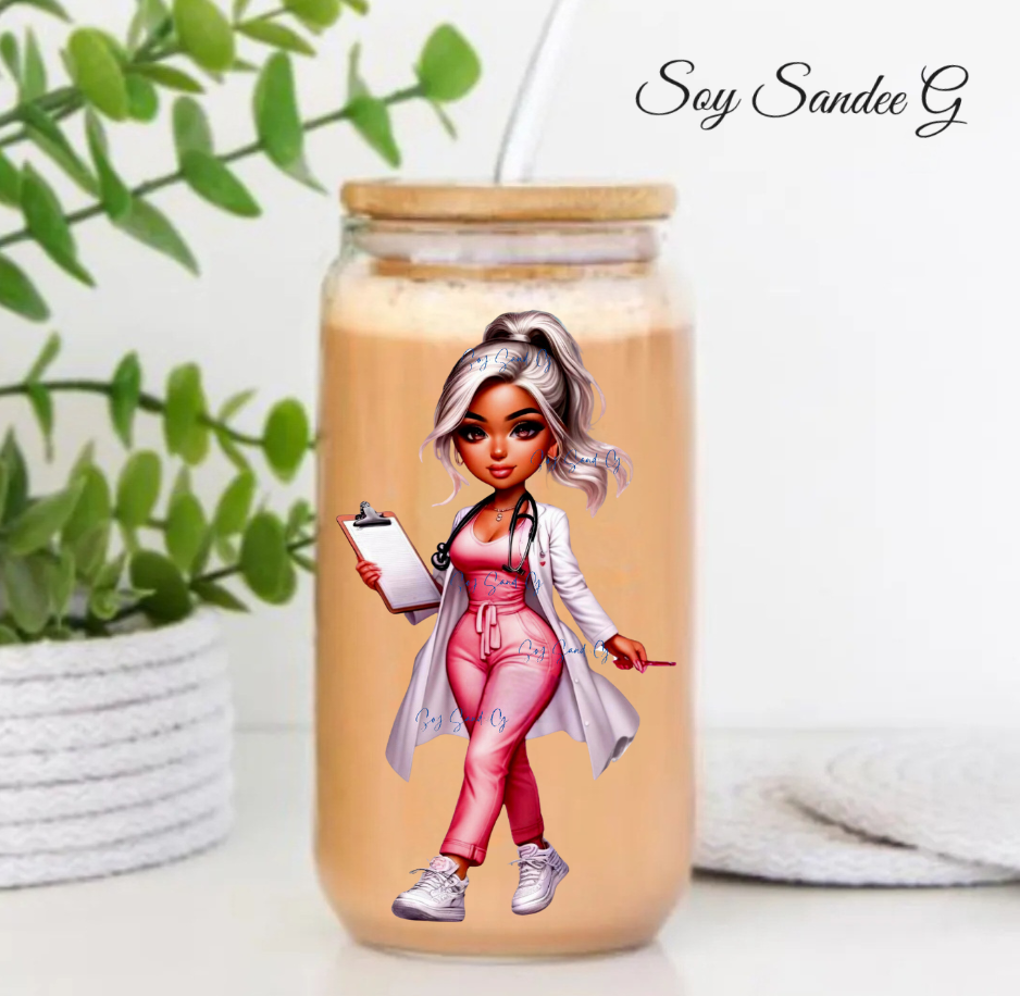 Pretty Nurse #2 - UVDTF Decal for cups/hard surfaces sticker