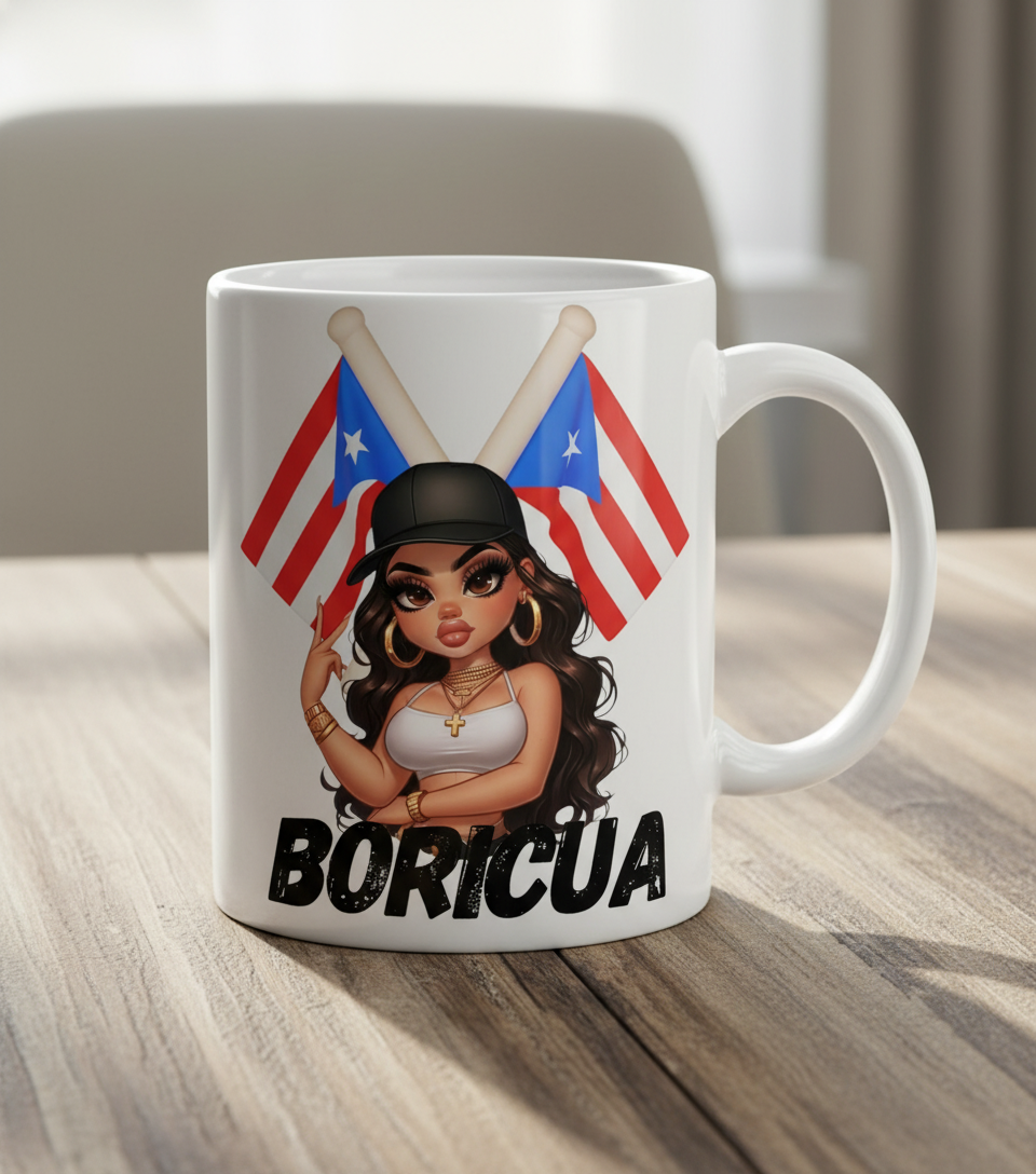 La Boricua - UVDTF Decal for cups/hard surfaces sticker