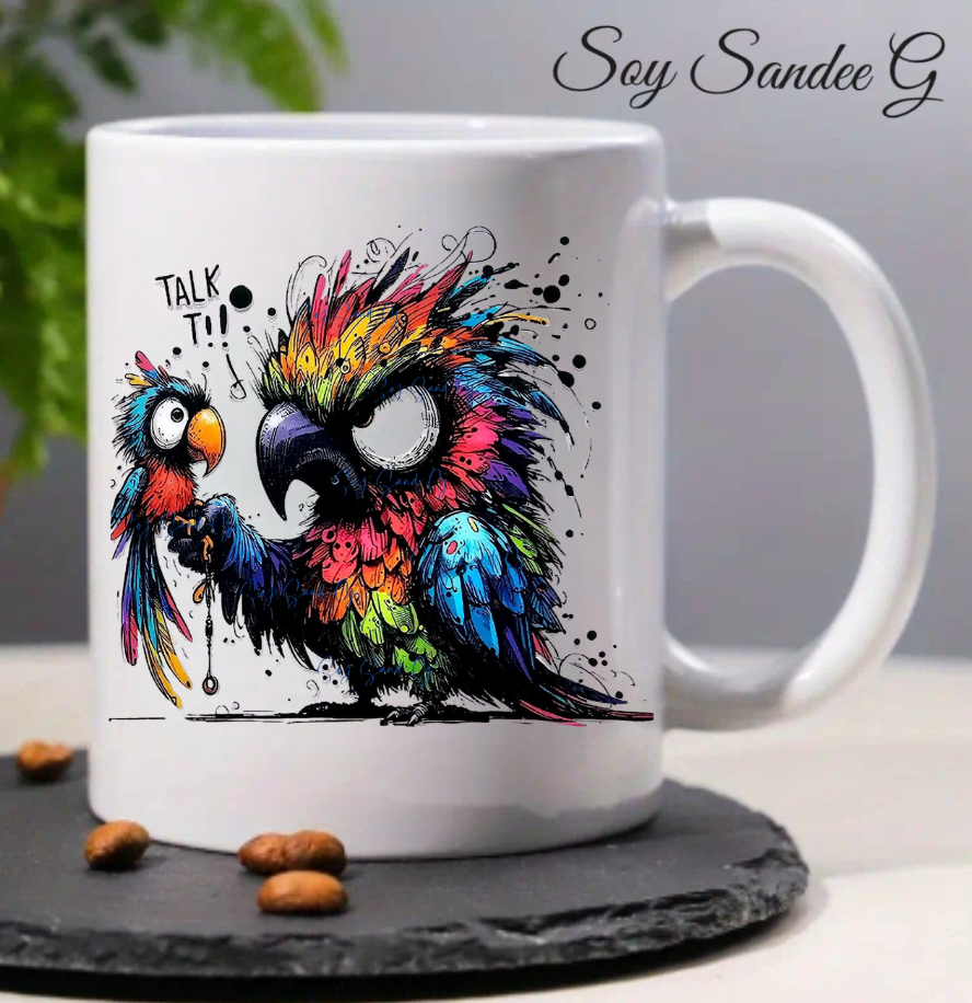 Colorful Birds - UVDTF Decal for cups/hard surfaces sticker