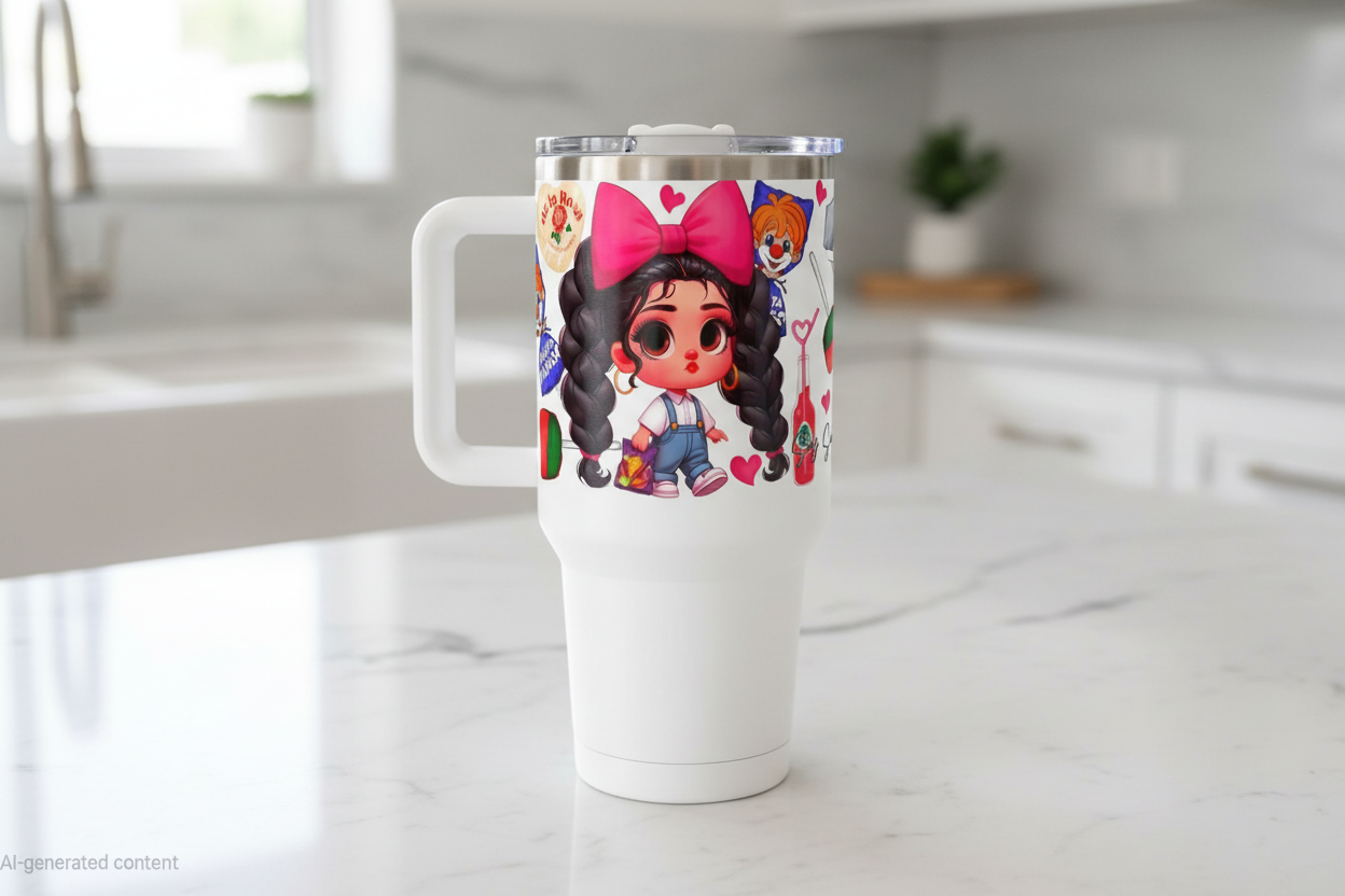 Paleta Payaso Cutie - UVDTF Wrap for cups/hard surfaces sticker