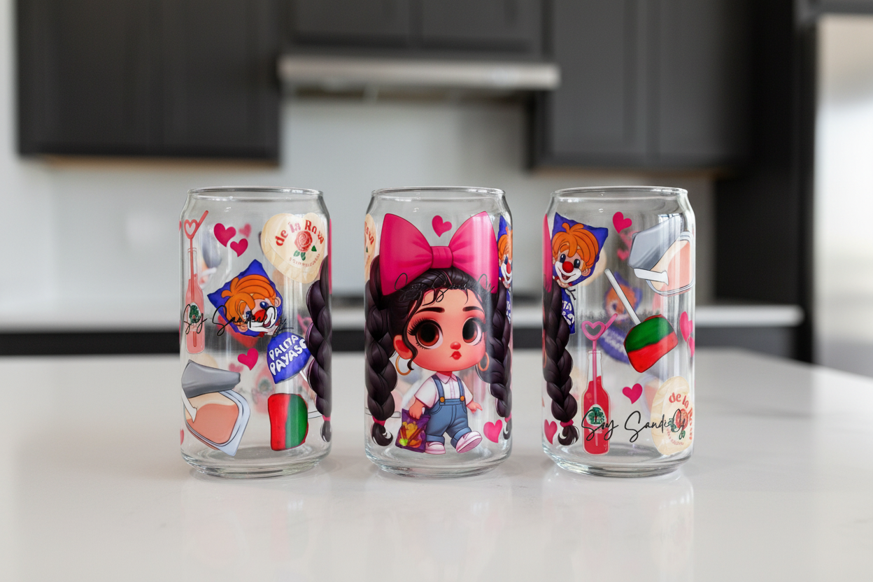 Paleta Payaso Cutie - UVDTF Wrap for cups/hard surfaces sticker