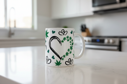 Lit Heart - UVDTF Wrap for cups/hard surfaces sticker