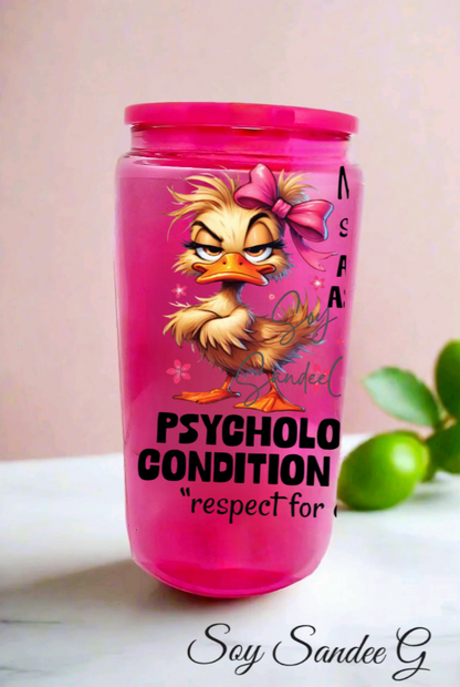 Psychological Condition Duck - UVDTF Decal for cups/hard surfaces sticker