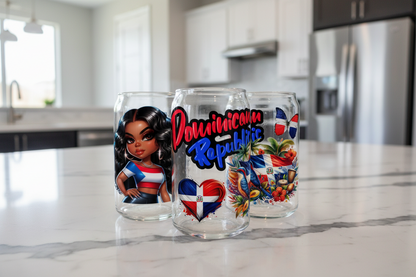 Dominican Republic Cutie - UVDTF Wrap for cups/hard surfaces sticker