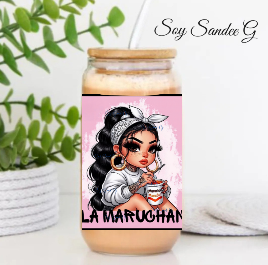 La Maruchan Pink - UVDTF Decal for cups/hard surfaces sticker
