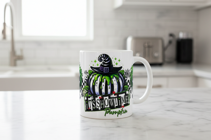 It's Showtime Pumpkin - UVDTF Wrap for cups/hard surfaces sticker