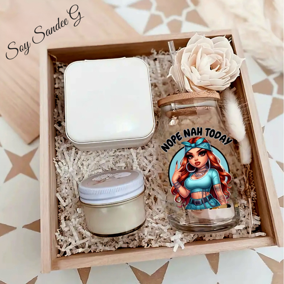 Nope Nah Today - UVDTF Decal for cups/hard surfaces sticker