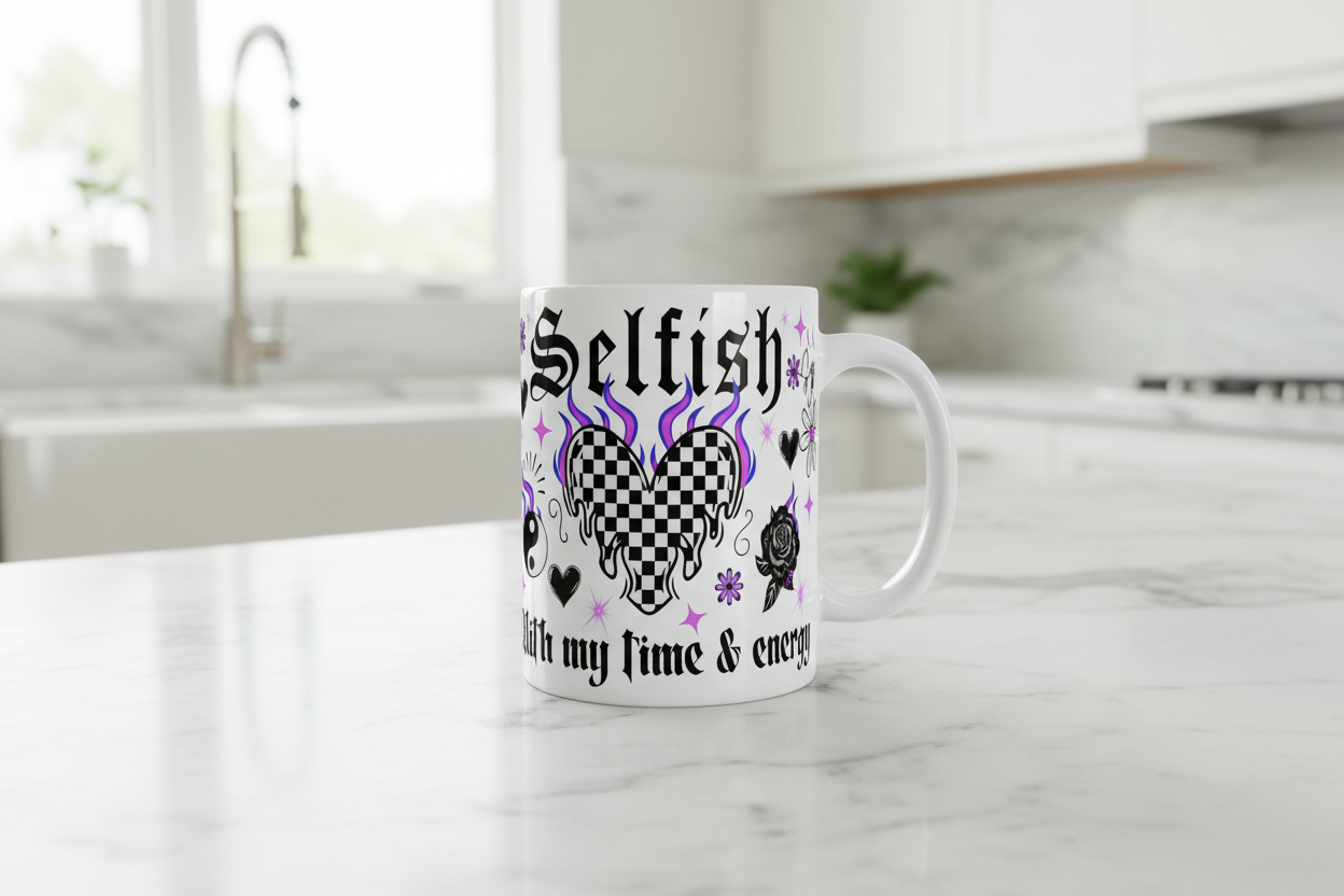 Selfish - UVDTF Wrap for cups/hard surfaces sticker