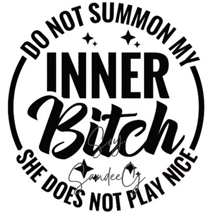 Inner Bitch - UVDTF Decal for cups/hard surfaces sticker