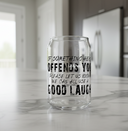 If Something Here Offends You - UVDTF Decal for cups/hard surfaces sticker