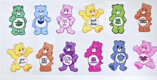 Envoltura UVDTF de Care Bears Galore