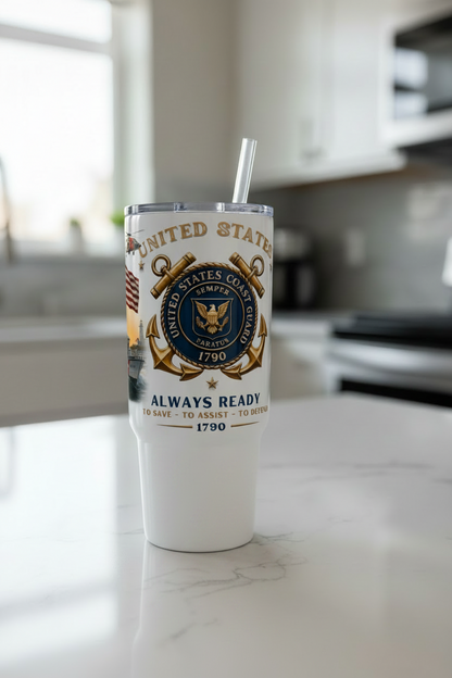 Coast Guard - UVDTF Wrap for cups/hard surfaces sticker