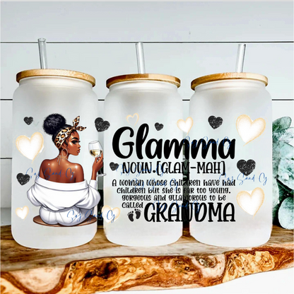 Glamma #2 - UVDTF Wrap for 16oz cups/hard surfaces