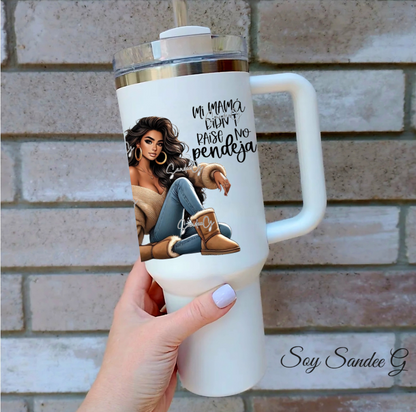 Mi Mamá Didn't Raise No Pendeja - UVDTF Decal for cups/hard surfaces sticker