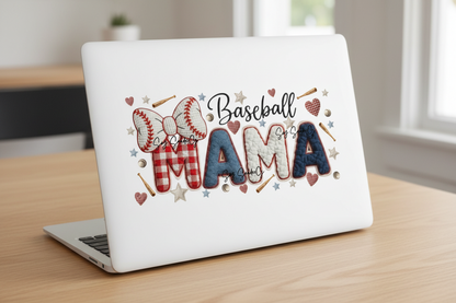Baseball Mama - UVDTF Wrap for cups/hard surfaces sticker