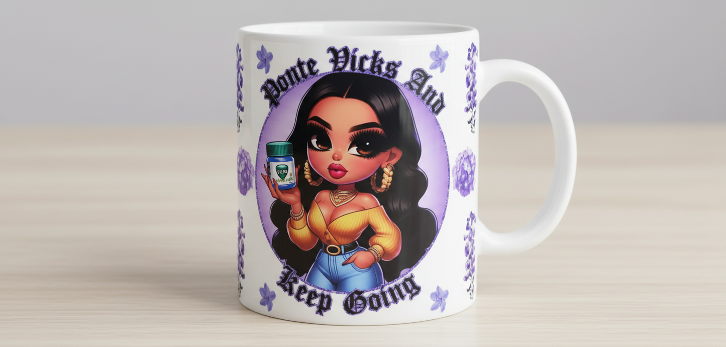 Ponte Vicks y Keep Going UVDTF Wrap