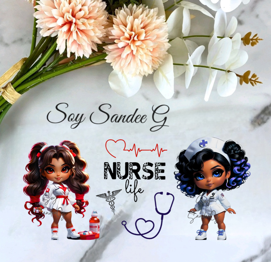 Nurse Life - UVDTF Wrap for cups/hard surfaces sticker