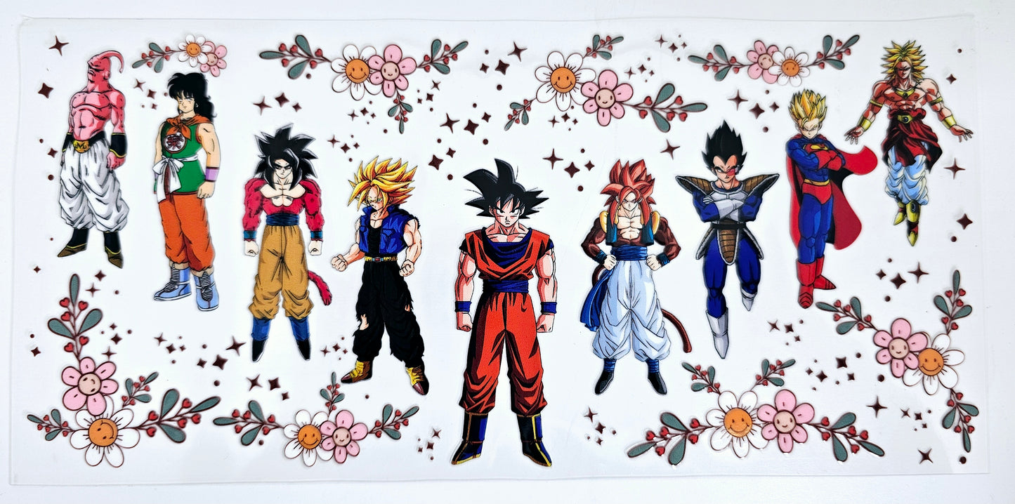 Envoltura UVDTF de Dragonball Standing &amp; Friends