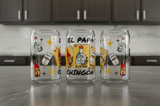 El Papá Chingón - UVDTF Wrap for cups/hard surfaces sticker
