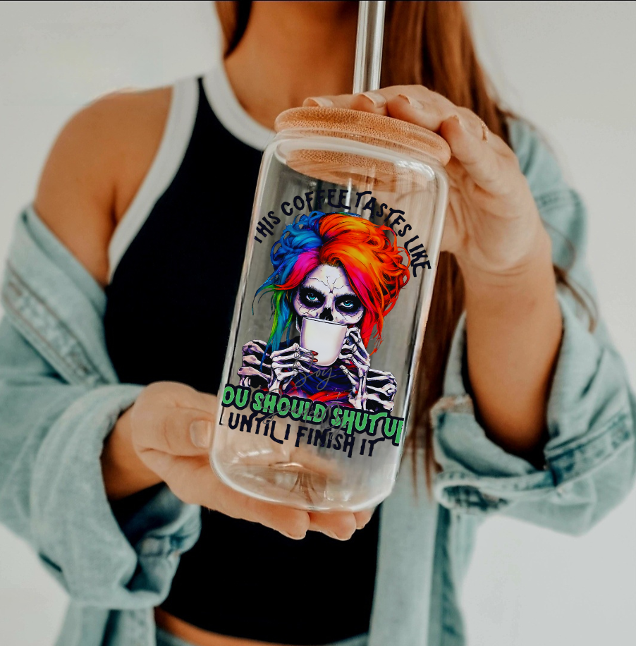 This Coffee Tastes Like... - UVDTF Decal for cups/hard surfaces sticker