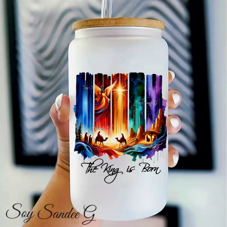 The King is Born - UVDTF Decal for cups/hard surfaces sticker