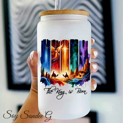 The King is Born - UVDTF Decal for cups/hard surfaces sticker