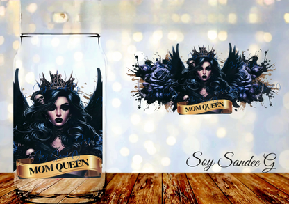 Mom Queen - UVDTF Wrap for cups/hard surfaces sticker