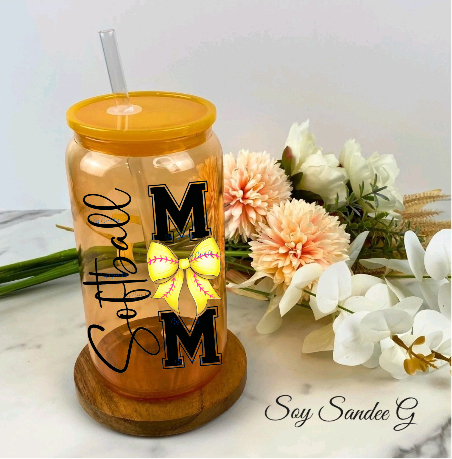 Softball Mom - UVDTF Decal for cups/hard surfaces