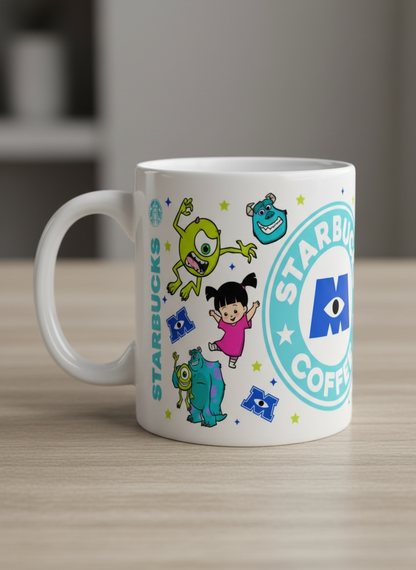 Monsters Inc. Starbucks #2 - UVDTF Wrap for cups/hard surfaces sticker