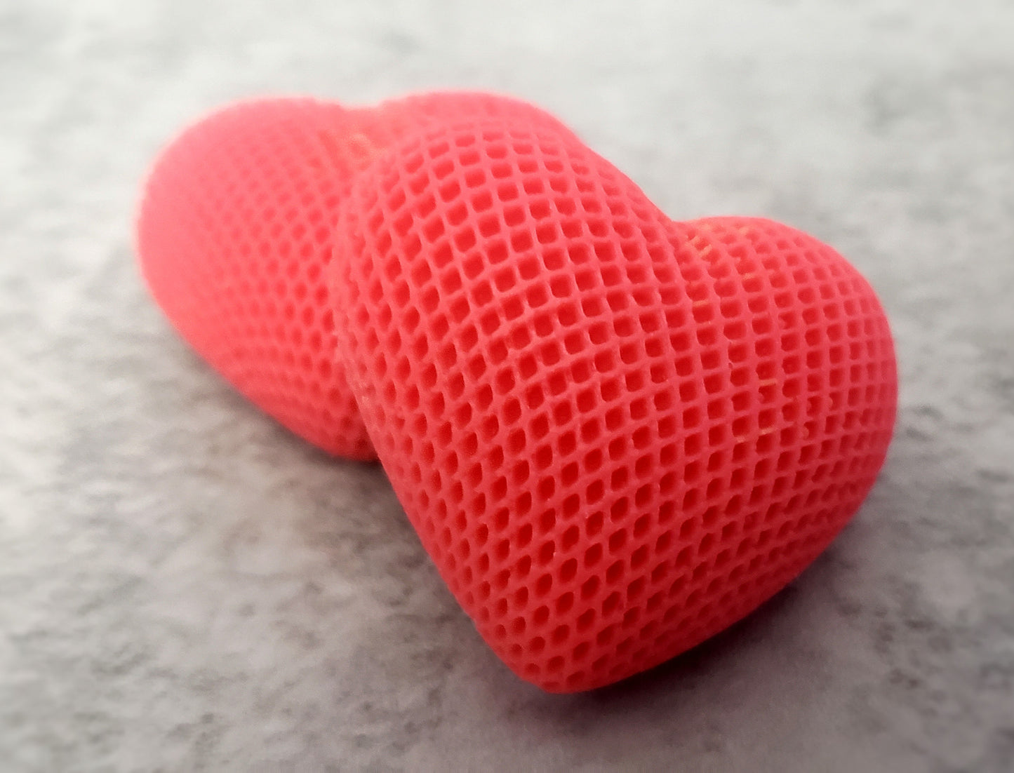 Cera derretida con forma de corazón en forma de almohada (tamaño de muestra) (1)