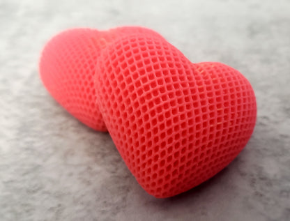 Cera derretida con forma de corazón en forma de almohada (tamaño de muestra) (1)